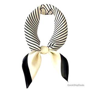 27.5 Inch Silk Feeling Scarf, Satin Head Wrap, Versatile Women's Accessory